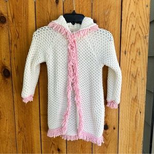 Jillian’s Closet Crochet Cardigan Cover EUC